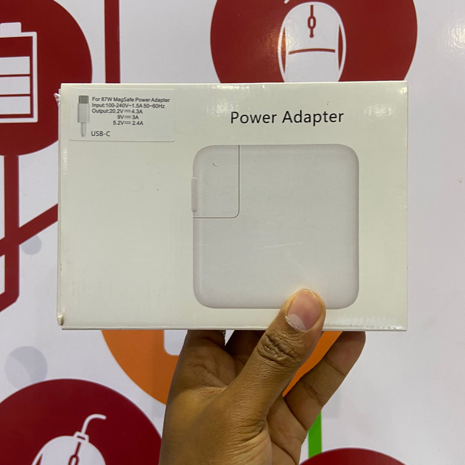 Brand New Original Apple 87W USB-C Power Adapter – White