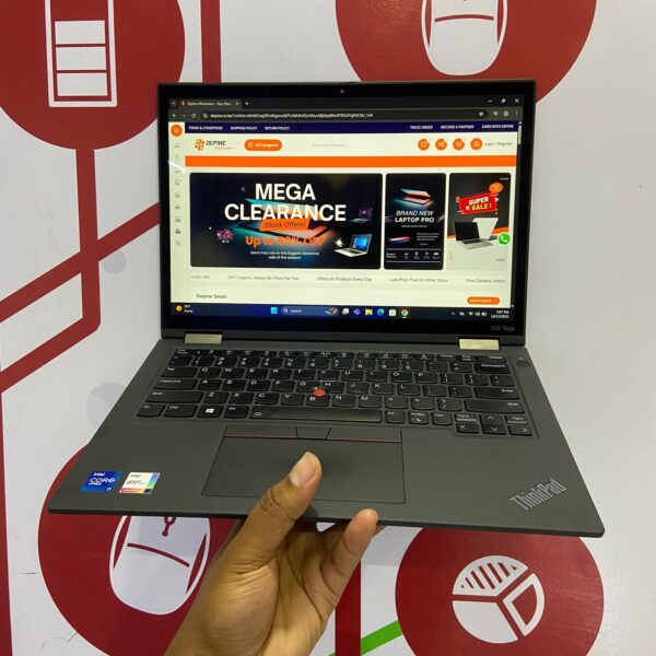 Certified Refurbished Lenovo ThinkPad X13 Yoga 2-in-1 Laptop Intel Core i7-1165G7 Black