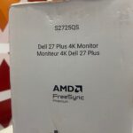 Brand New Dell 27 Plus 4K Monitor (S2725QS), 27 Inch 3840x2160 4K UHD, 120Hz Refresh Rate – Ash White