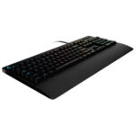Brand New Logitech G213 Prodigy Gaming Keyboard Wired USB RGB Backlit 5-Zone LIGHTSYNC Spill-Resistant Anti-Ghosting Mech-Dome Keys Integrated Palm Rest – Black - Image 3