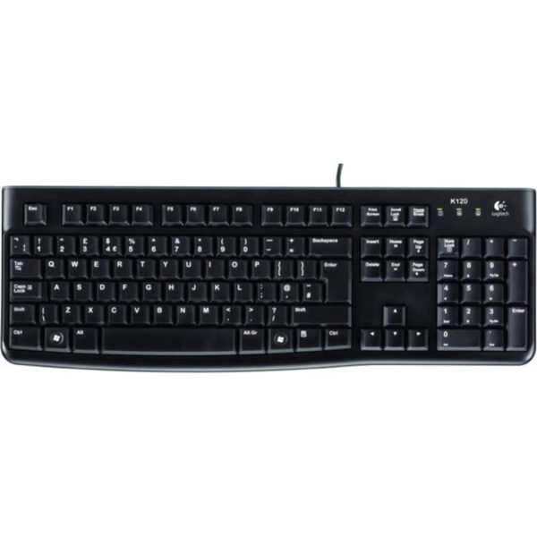 Brand New Logitech K120 Wired Keyboard – Black