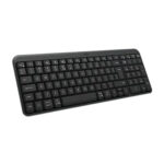 Brand New Logitech K250 Bluetooth Compact Keyboard 910-013451 Bluetooth Low Energy Full-Size Layout with Numeric Keypad Quiet Membrane Spill-Resistant 12-Month Battery Life – Black - Image 4