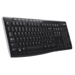 Brand New Logitech K270 Wireless Keyboard 2.4GHz Full-Size 104 Keys with Numeric Keypad 8 Hotkeys Spill-Resistant Logitech Unifying Receiver 24-Month Battery Life – Black - Image 2