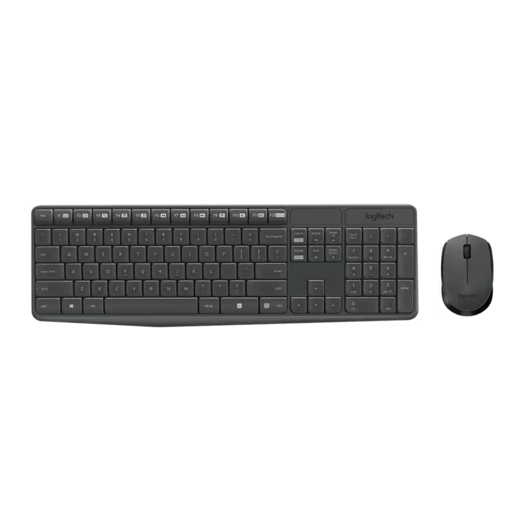 Brand New Logitech MK235 Wireless Keyboard & Mouse Combo – Black