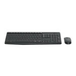 Brand New Logitech MK235 Wireless Keyboard & Mouse Combo Full-Size with Numeric Keypad Spill-Resistant Long Battery Life 2.4GHz – Black - Image 2