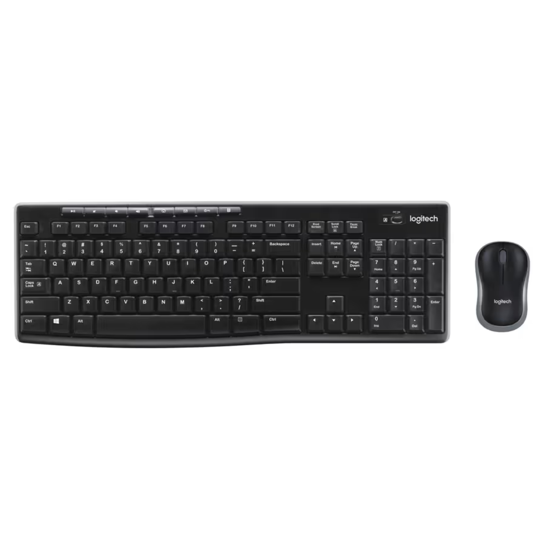 Brand New Logitech MK270 Wireless Keyboard & Mouse Combo – Black