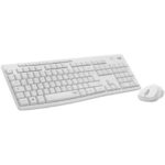 Brand New Logitech MK295 Silent Wireless Keyboard & Mouse Combo Full-Size with Numeric Keypad Dedicated Media Keys 2.4GHz – White - Image 4