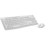 Brand New Logitech MK295 Silent Wireless Keyboard & Mouse Combo Full-Size with Numeric Keypad Dedicated Media Keys 2.4GHz – White - Image 2