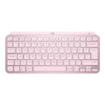 Brand New Logitech MX Keys Mini Wireless Keyboard – Rose