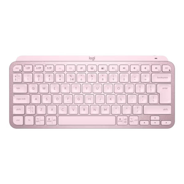Brand New Logitech MX Keys Mini Wireless Keyboard – Rose