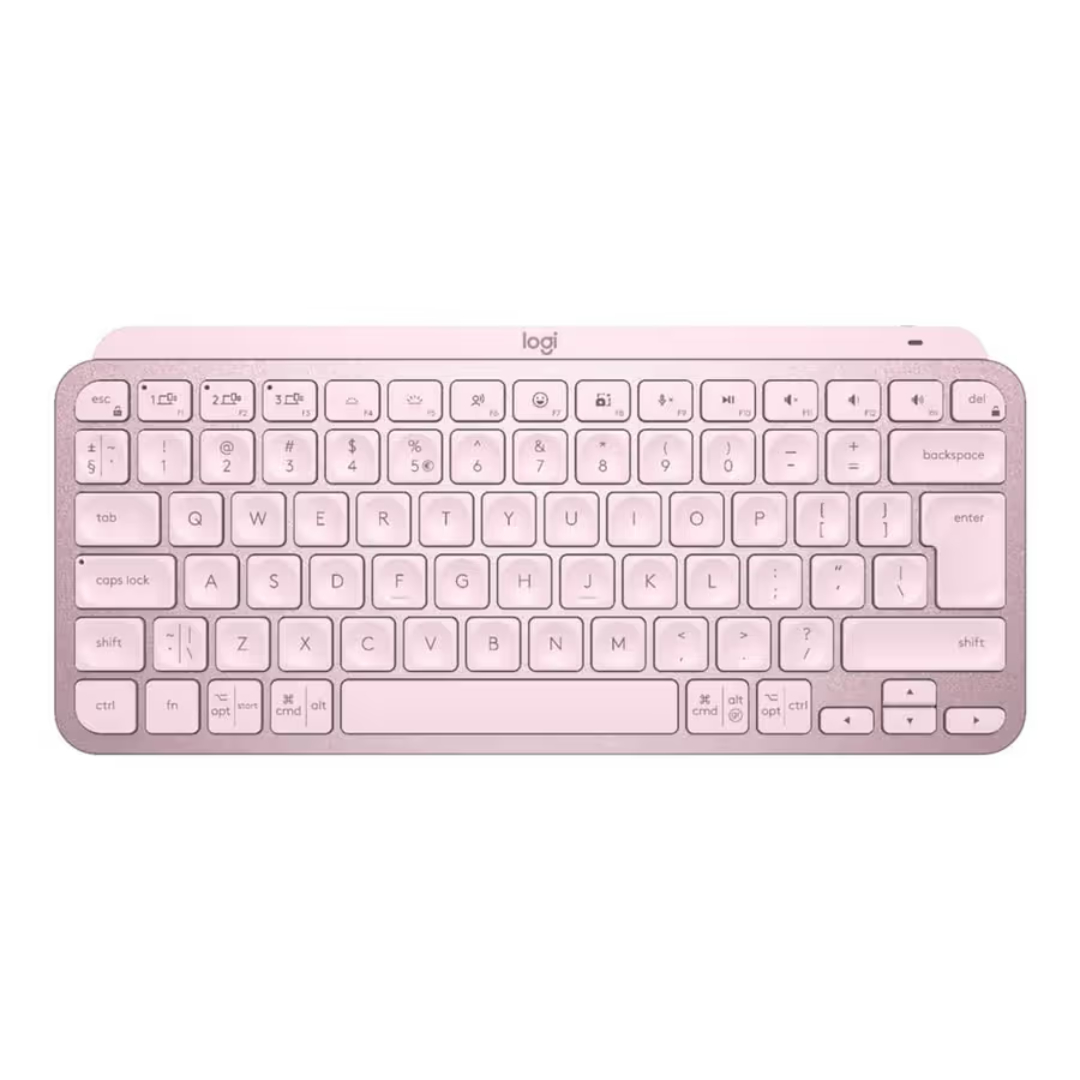 Brand New Logitech MX Keys Mini Wireless Keyboard – Rose